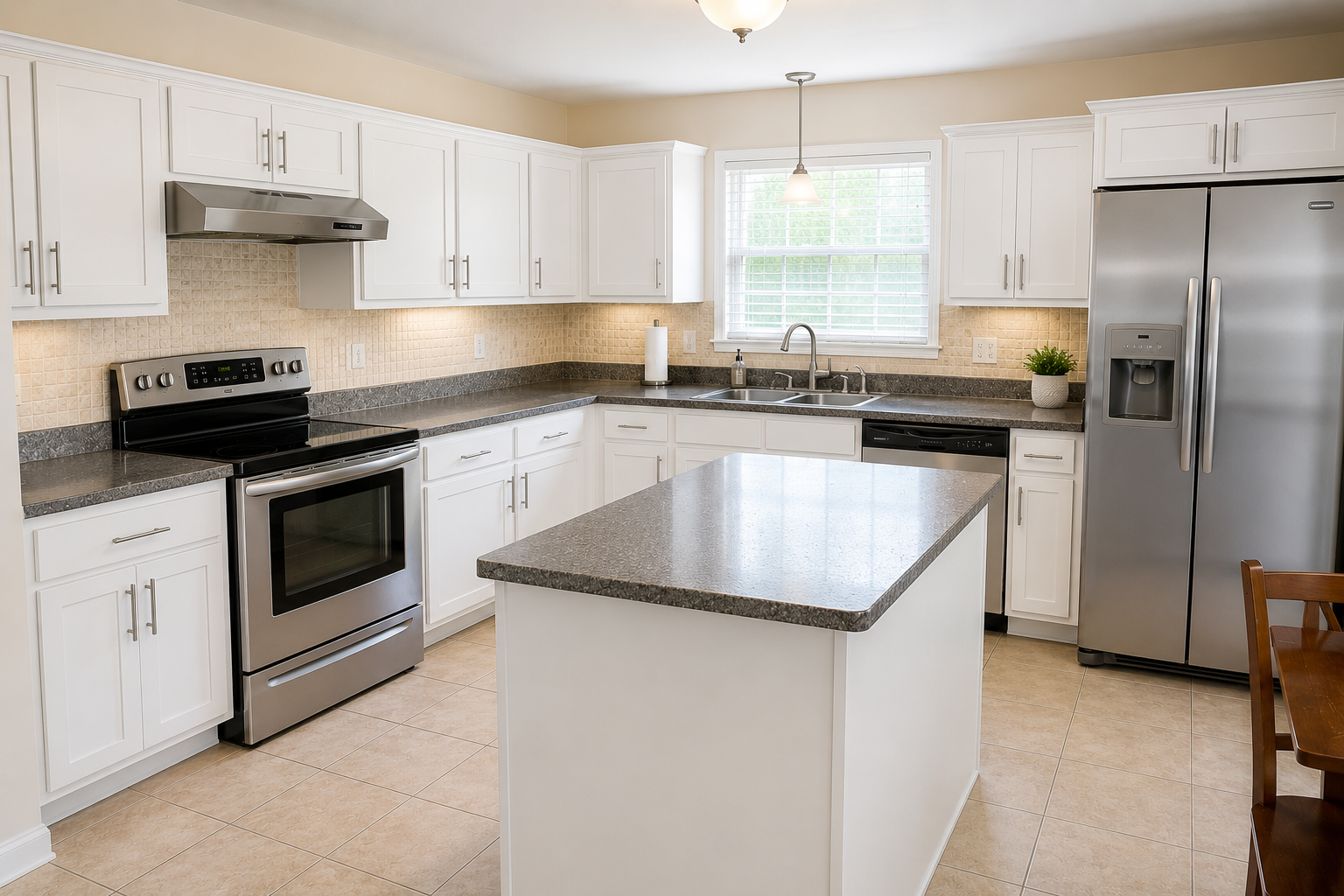 Cabinet Refinishing — Kitchen Cabinets, Jersey City NJ — after, Handwork Solutions LLC