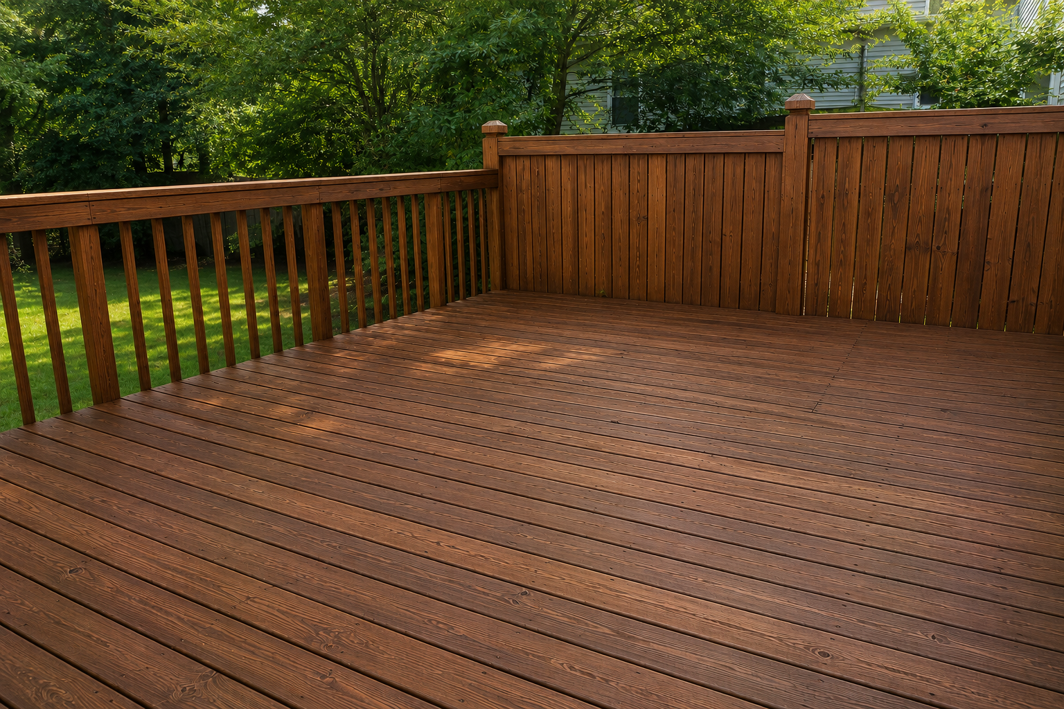 Deck & Fence — Deck Staining, Reading PA — after, Handwork Solutions LLC