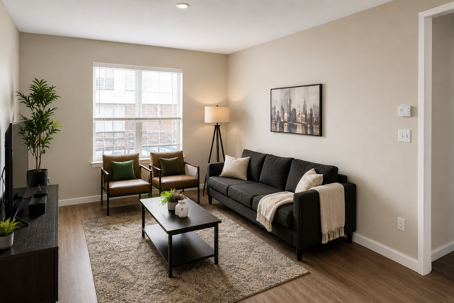 Interior Painting — Living Room — after, Handwork Solutions LLC